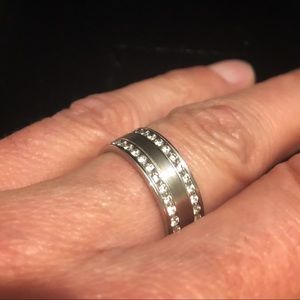 Men’s Benchmark 1.5 CT 2 row eternity band 14k